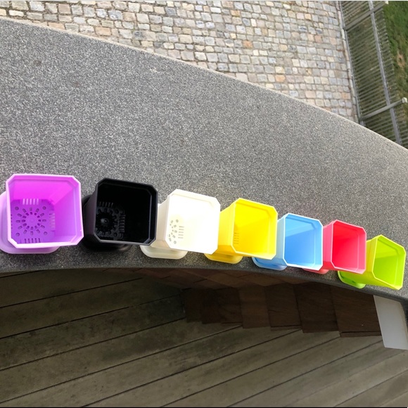 ★NEW★ 7 PACK Mini Planters Succulent Cactus Flower - Picture 7 of 16